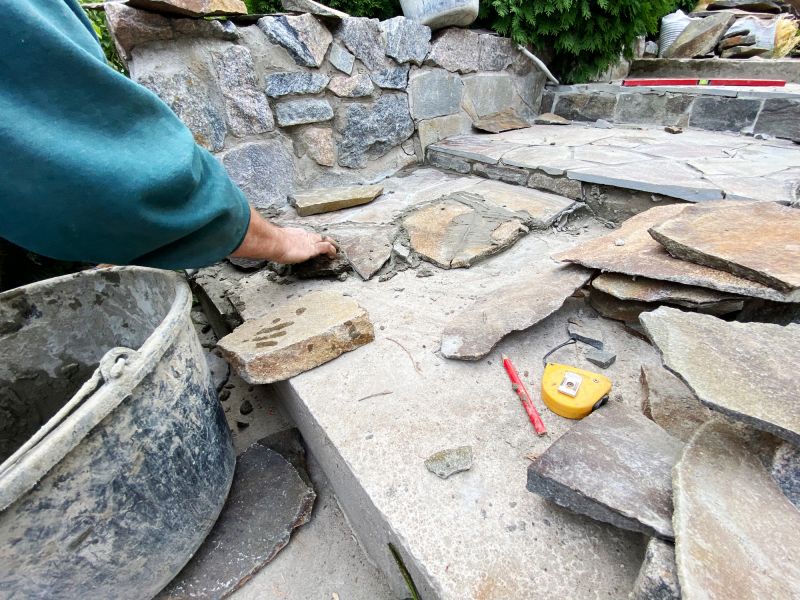 Flagstone Patio Construction
