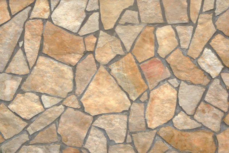 Flagstone Patio in Spring